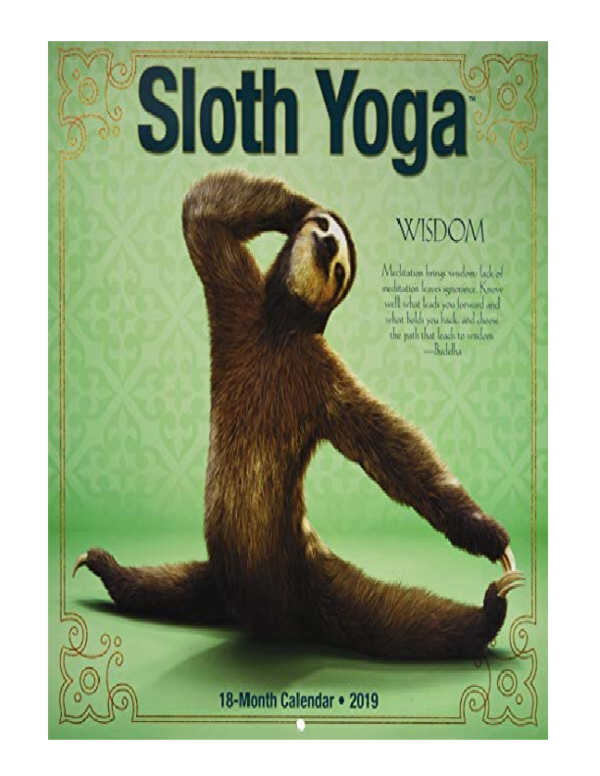 (PDF) Sloth Yoga 2019 Calendar olda Eggers Academia.edu