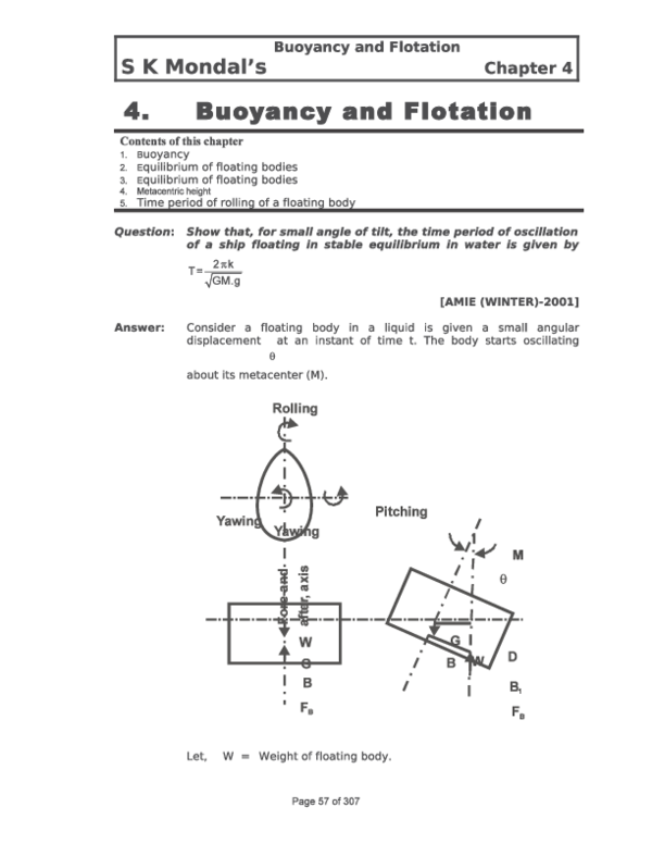 Archimedes law of buoyancy is an example of what research picture