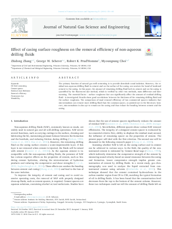(PDF) Effect of casing surface roughness on the removal efficiency of ...