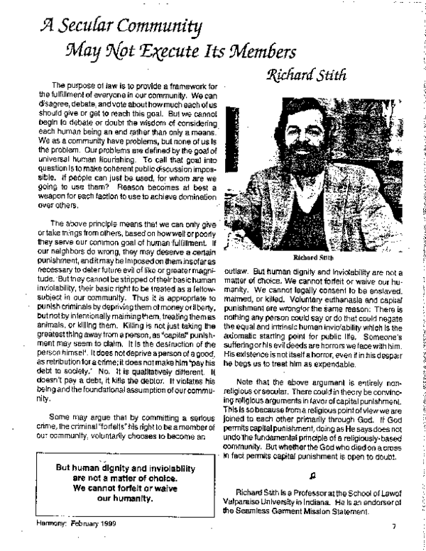 (PDF) A Secular Community May Not Execute Its Members