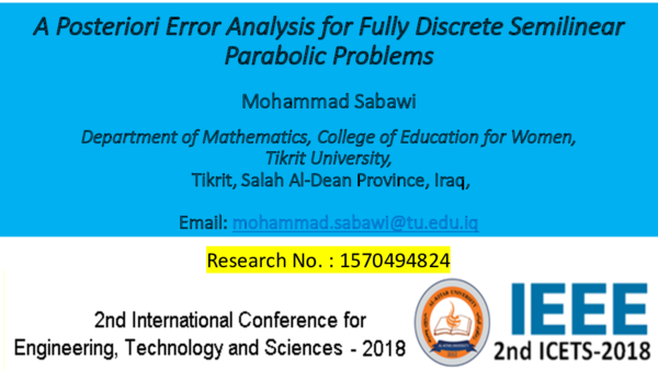 (PDF) A Posteriori Error Analysis for Fully Discrete Semilinear ...