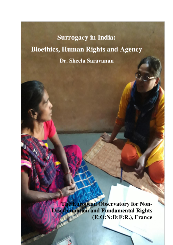 (PDF) Surrogacy in India: Bioethics, Human Rights and Agency