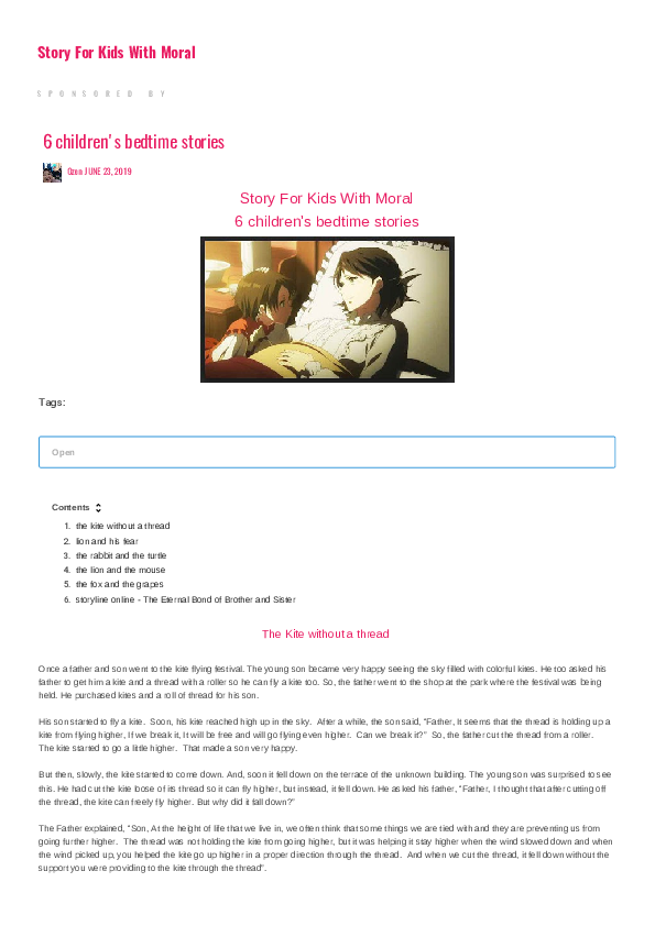 (PDF) 6 children's bedtime stories Roby Y Setyanegara Academia.edu