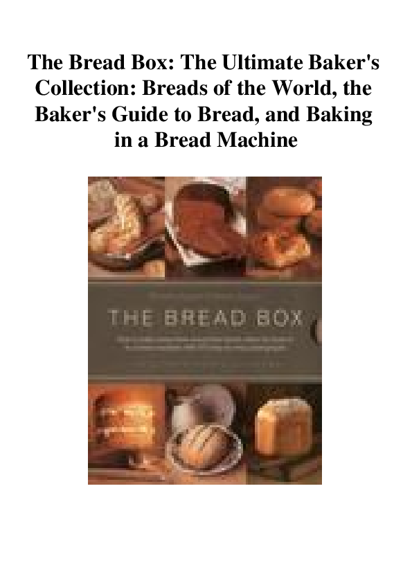 (PDF) The Bread Box The Ultimate Baker's Collection Breads of the