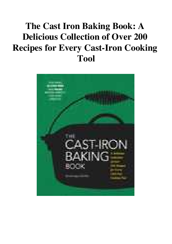 (PDF) The Cast Iron Baking Book A Delicious Collection of Over 200
