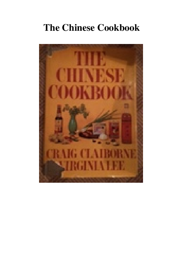 (PDF) The Chinese Cookbook Iesha Mcclain Academia.edu