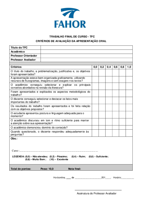 (DOC) EA+ +Formul%c3%a1rio+de+Avalia%c3%a7%c3%a3o+do+TFC+ +Oral ...