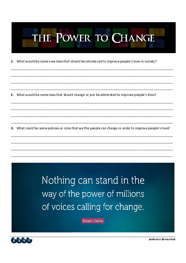 (PDF) The Power to Change