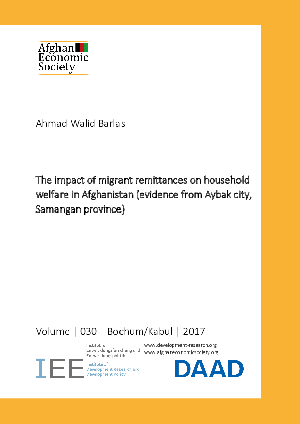 (PDF) The impact of migrant remittances on household welfare in ...