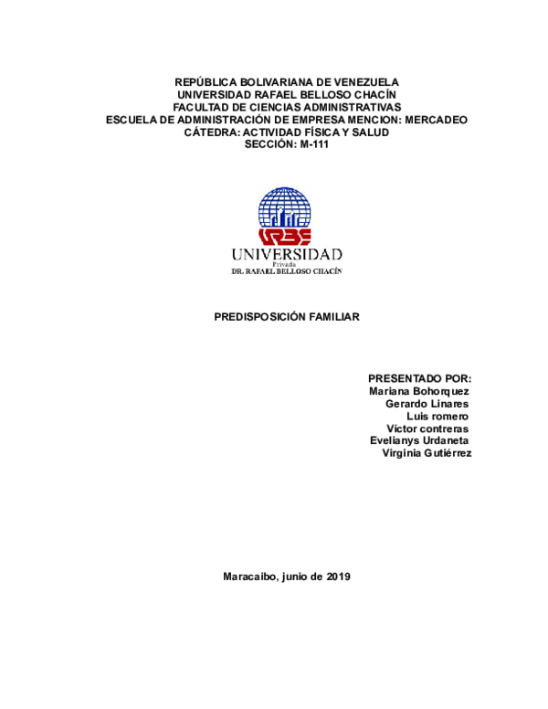 (DOC) REPÚBLICA BOLIVARIANA DE VENEZUELA UNIVERSIDAD RAFAEL BELLOSO ...