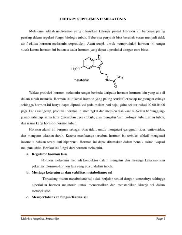 (PDF) Melatonin