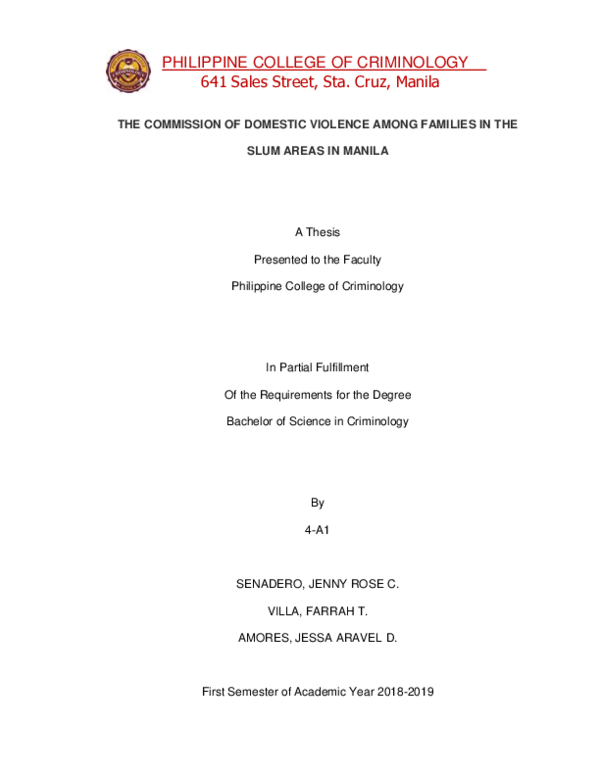 criminology dissertation drugs