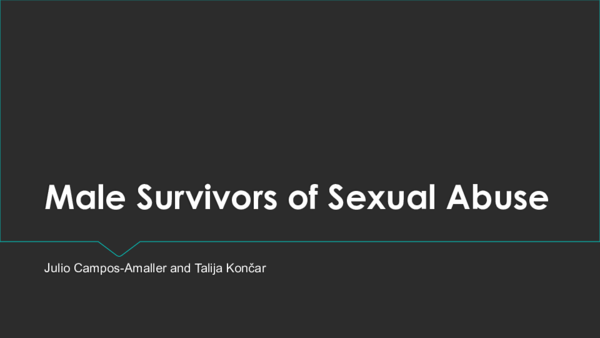 (PDF) Male Survivors of Sexual Abuse