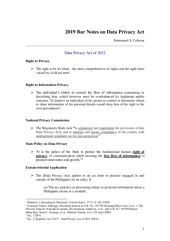 pdf-2019-bar-notes-on-data-privacy-act-data-privacy-act-of-2012