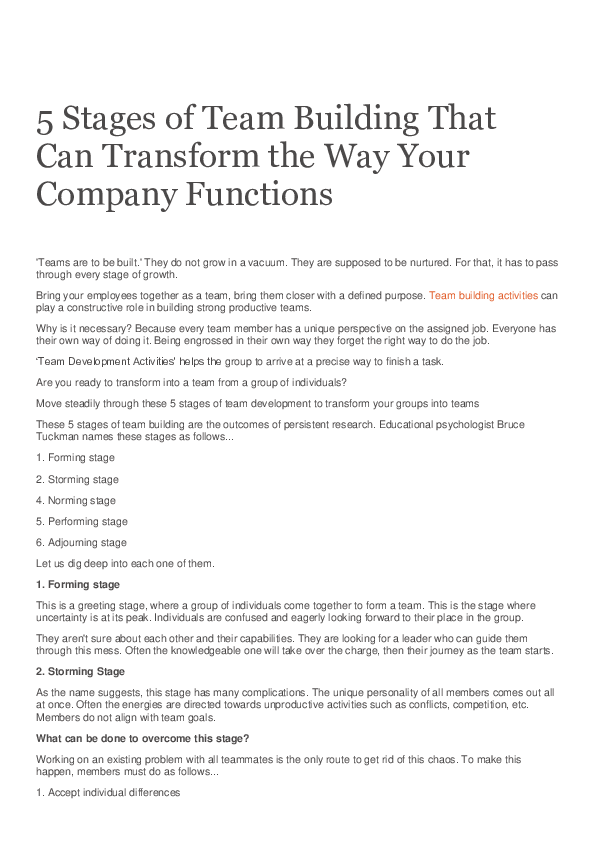 (DOC) Stages of Team Building That Can Transform the Way Your Company ...