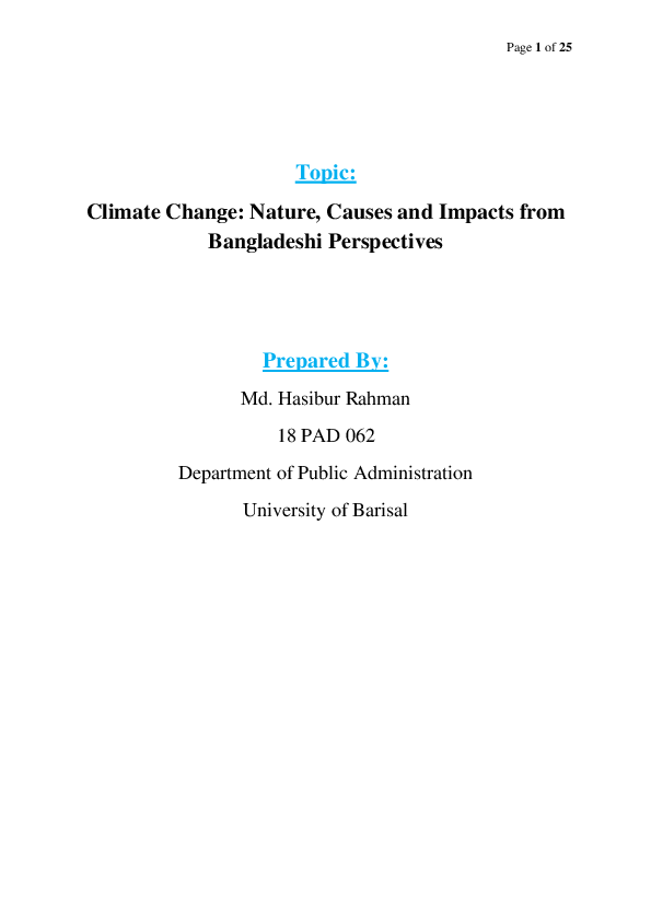 Pdf Climate Change And Its Impact In Bangladesh Pdf Pdf Climate Change And Its Impact In Bangladesh Pdf