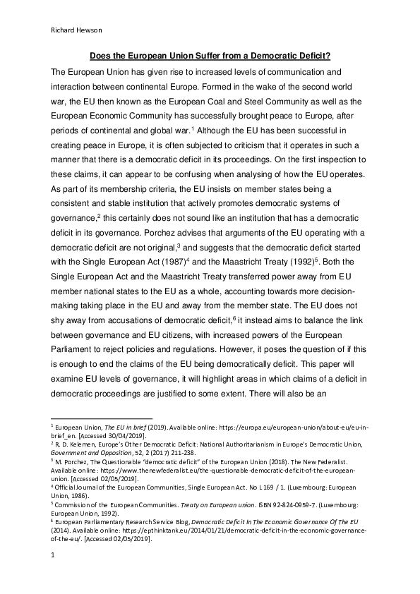 Is europe democratic image