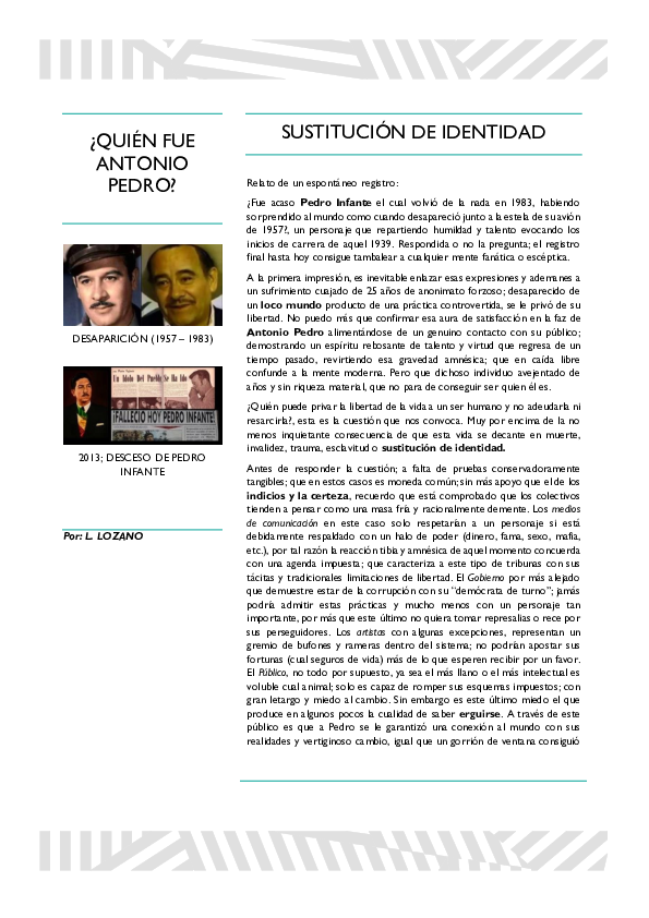 Is pedro infante alive picture