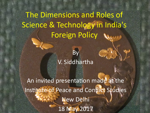 (PPT) The Dimensions and Roles of Science & Technology in India's ...