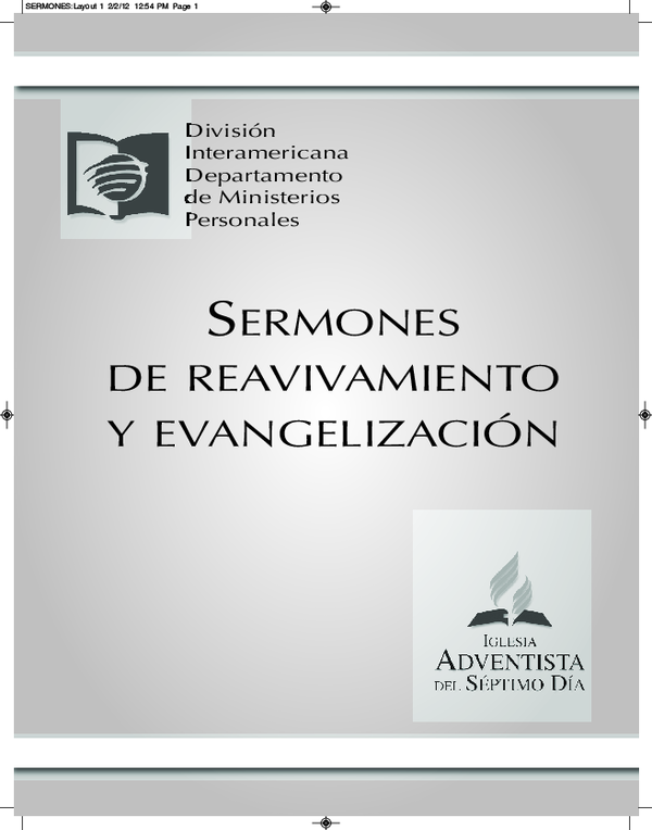 (PDF) SERMONES DE REAVIVAMIENTO Y EVANGELIZACIÓN División Interamericana Departamento de ...