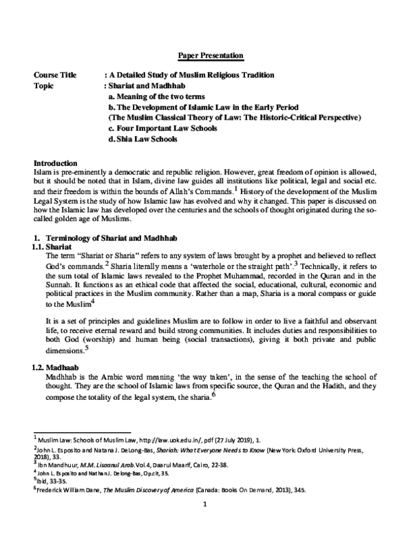 (DOC) Paper Presentation Course Title : A Detailed Study of Muslim ...