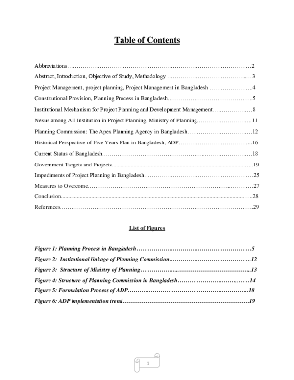 (PDF) Project Planning in Bangladesh Md. Obaidullah Academia.edu