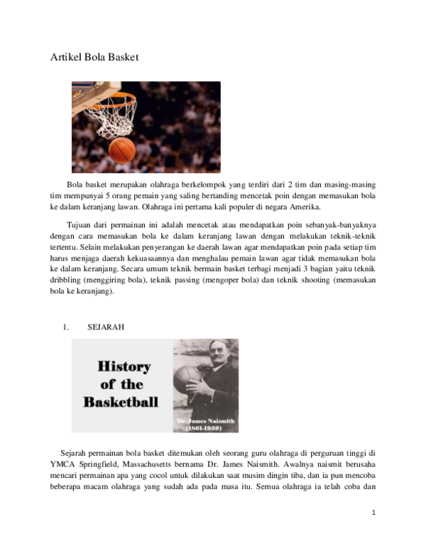 (DOC) Artikel Bola Basket | Agus S - Academia.edu