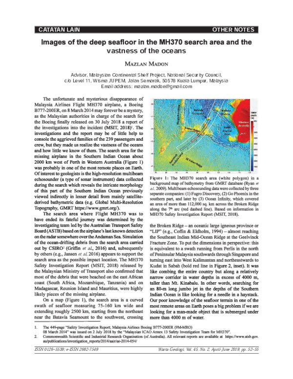 Mh370 research paper image