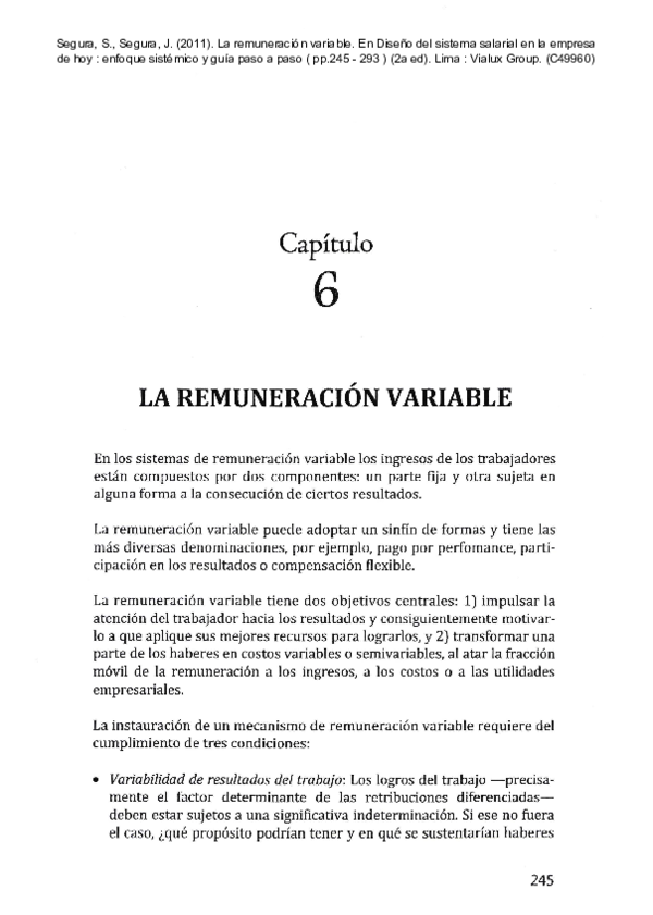 (PDF) LA REMUNERACION VARIABLE