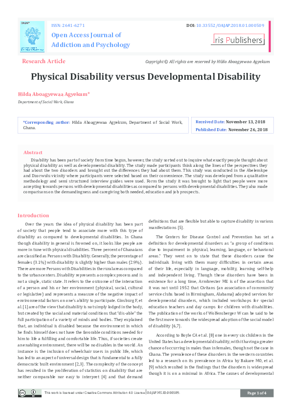 Disability research center picture