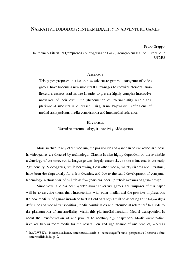 Ludology degree picture