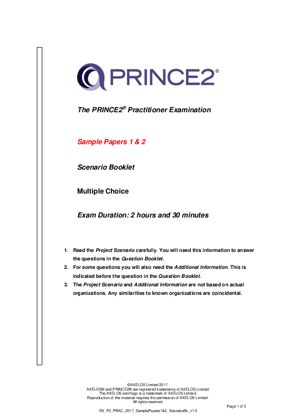 Prince2 Best Practice Paper Sample – PUWOW
