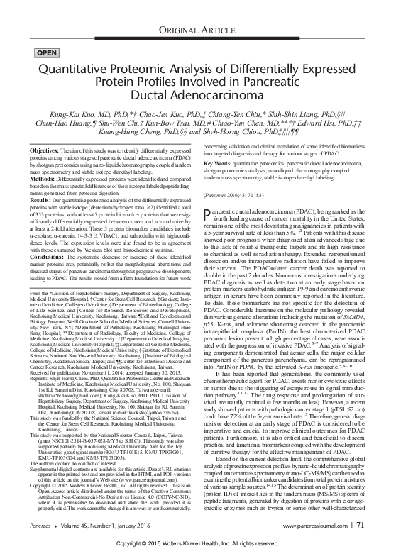 (PDF) Quantitative Proteomic Analysis of Differentially Expressed ...