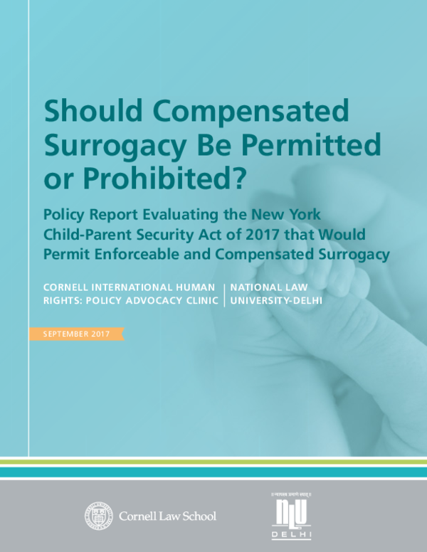 (PDF) Should Compensated Surrogacy Be Permitted or Prohibited?