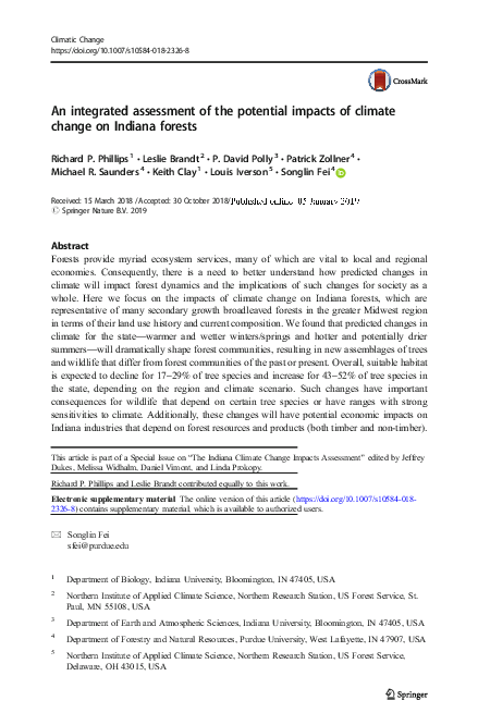 (PDF) An integrated assessment of the potential impacts of climate ...