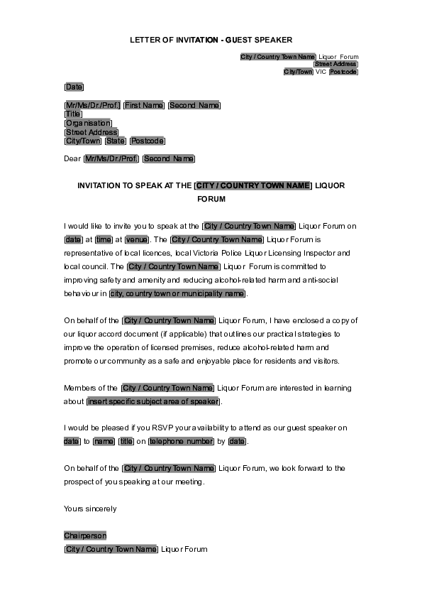 (DOC) LETTER OF INVITATION GUEST SPEAKER Benedicta Yunita Academia.edu
