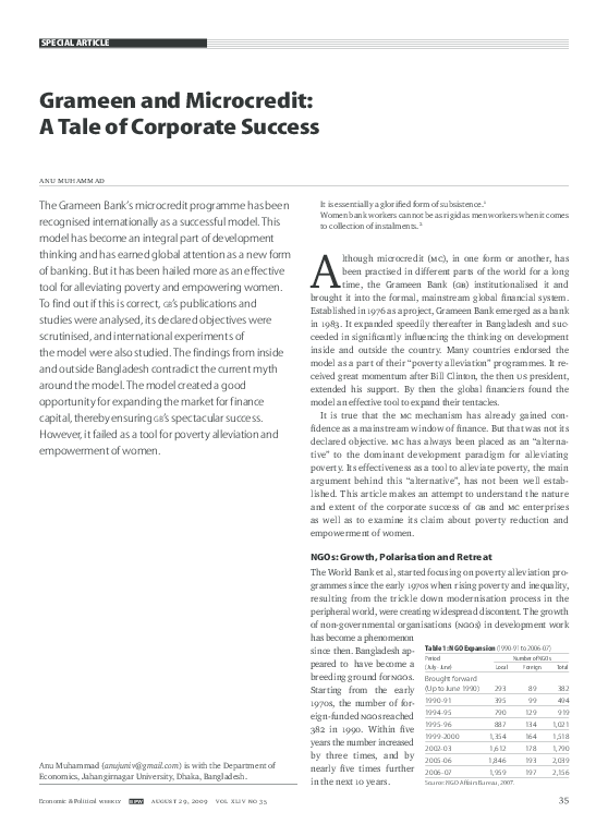 Grameen bank essay 08 image