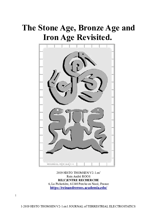 (PDF) The Stone Age, Bronze Age and Iron Age Revisited. HISTO THOMSEN