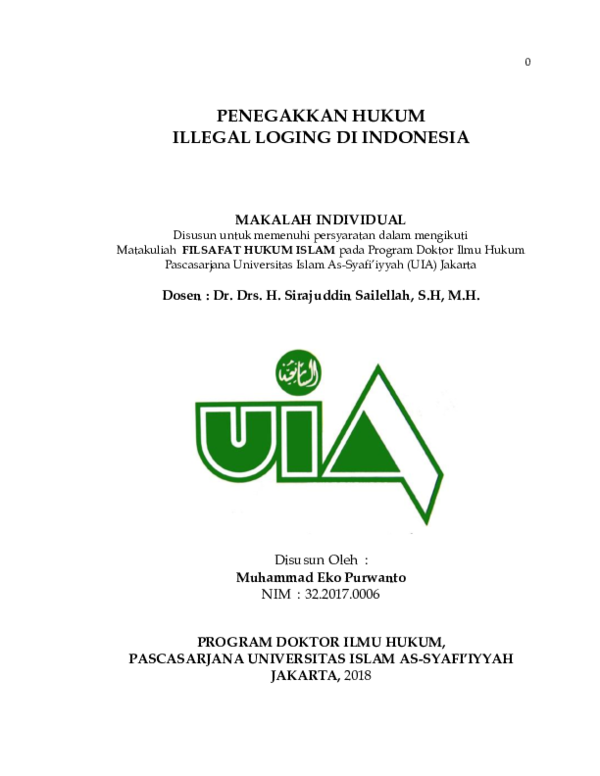 Filsafat Hukum Islam Research Papers Academia Edu