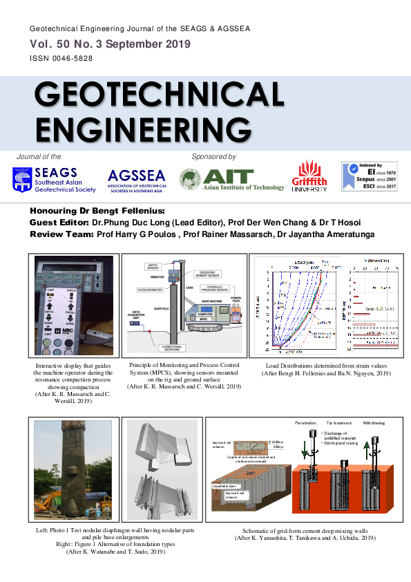 (PDF) Geotechnical Engineering Journal of the SEAGS & AGSSEA Journal ...