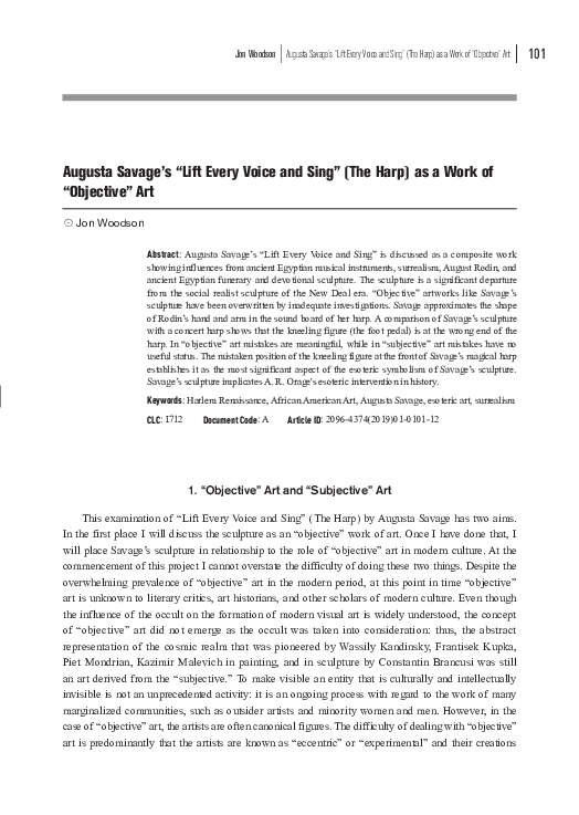 (PDF) "Objective" Art Jon Woodson Academia.edu