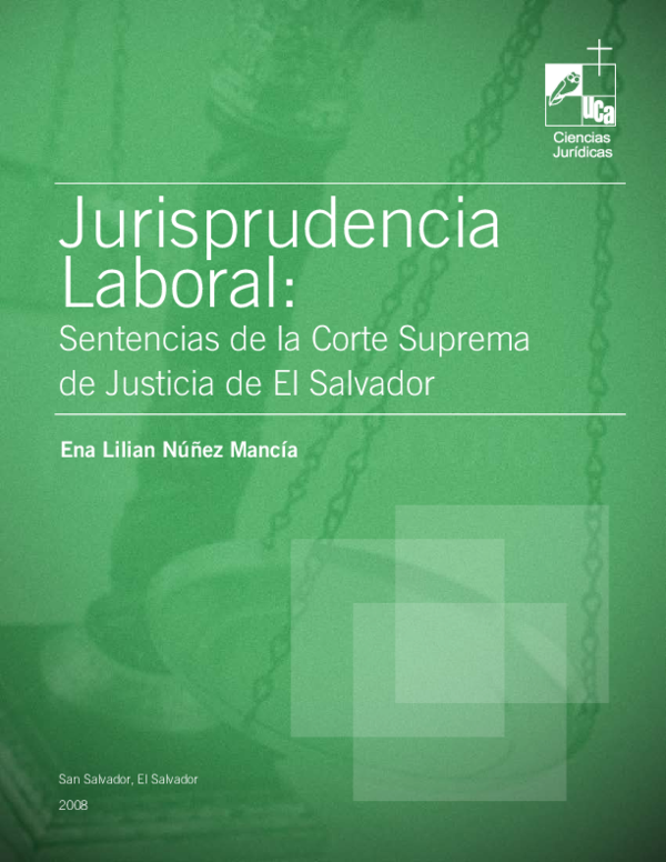 (PDF) Jurisprudencia Laboral: Sentencias de la Corte Suprema