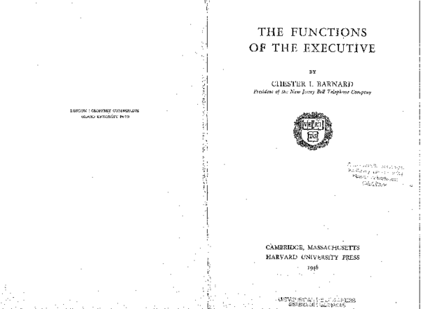 洋書 the functions of the executive The Functions of the Executive: 30th Anniversary Edition