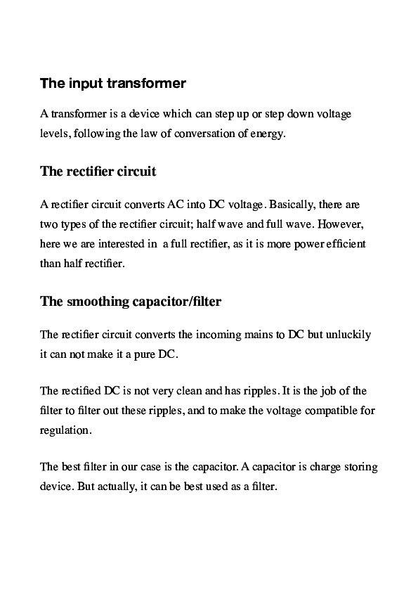 (PDF) The input transformer