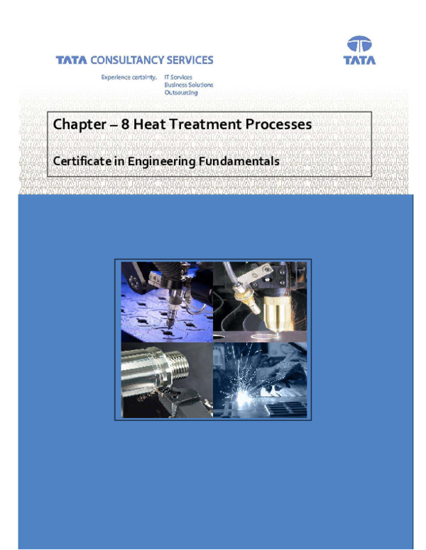 (PDF) Chapter 8 Heat Treatment Processes Certificate in Engineering