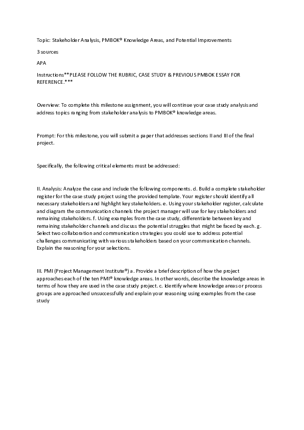 Pmbok summary ppt picture