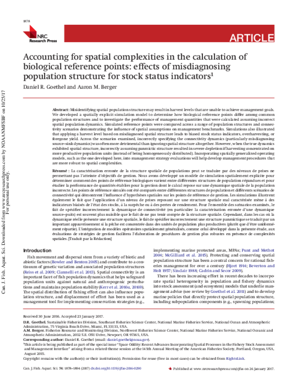 (PDF) Accounting for Spatial Complexities in the Calculation of ...