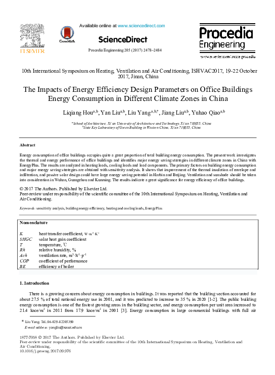 (PDF) ScienceDirect ScienceDirect The Impacts of Energy Efficiency ...