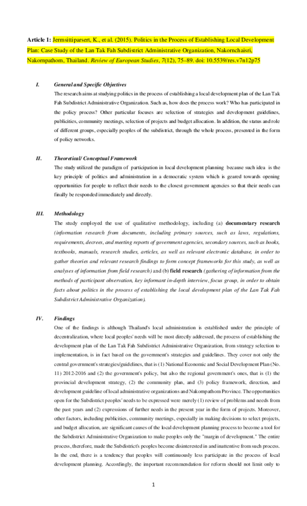 (DOC) General and Specific Objectives