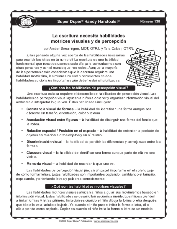 (PDF) Super Duper ® Handy Handouts Diferencial Ksc Academia.edu